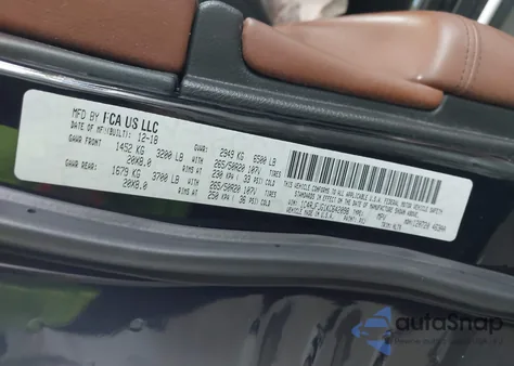 2019 Jeep Grand Cherokee Summit 4X4 from USA, damaged, VIN 1C4RJFJG1KC642098